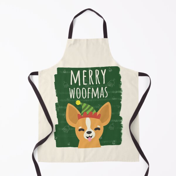Item preview, Merry Woofmas Christmas Festive Elf Hat Chihuahua designed and sold by Sunny Collections.