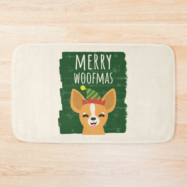 Item preview, Merry Woofmas Christmas Festive Elf Hat Chihuahua designed and sold by Sunny Collections.