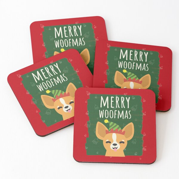 Item preview, Merry Woofmas Christmas Festive Elf Hat Chihuahua Red designed and sold by Sunny Collections.