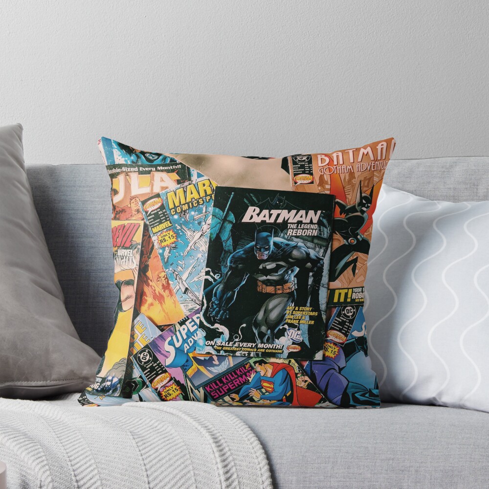 Collage of DC COMICS Magazines iPhone Case