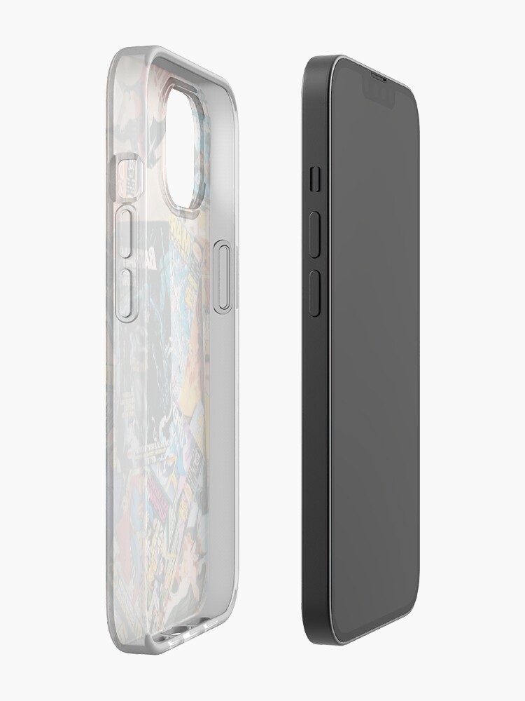 Collage of DC COMICS Magazines iPhone Case