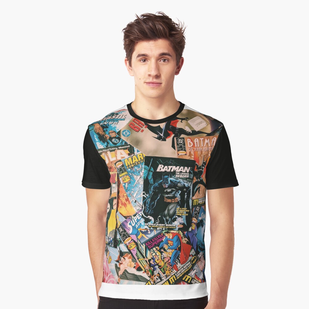 Collage of DC COMICS Magazines iPhone Case