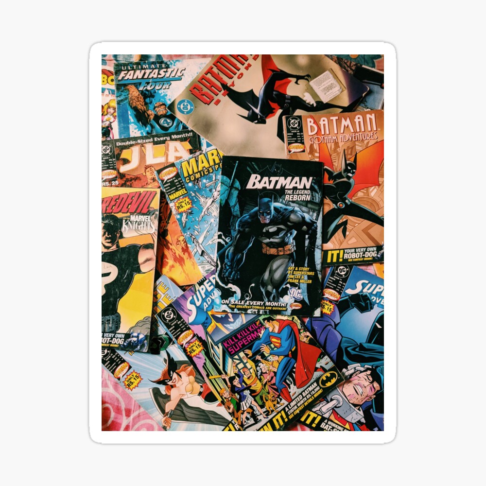 Collage of DC COMICS Magazines iPhone Case