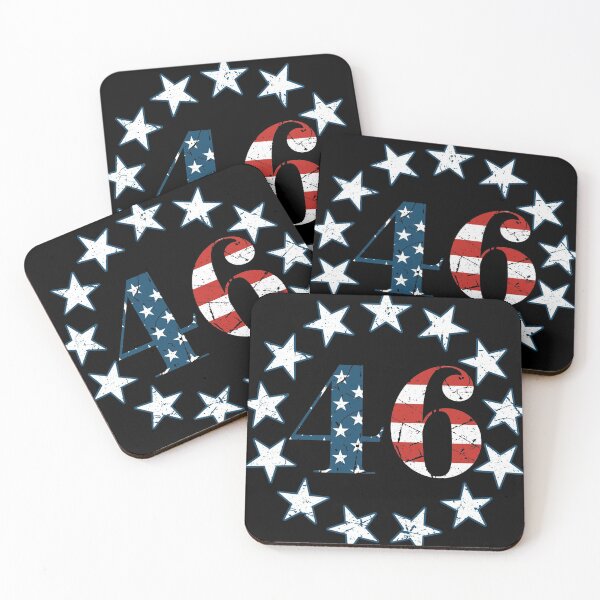 Item preview, Biden 46 Joe Biden 46th President American Flag designed and sold by ForFunDesigns.
