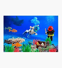 Scuba Divers Photographic Print