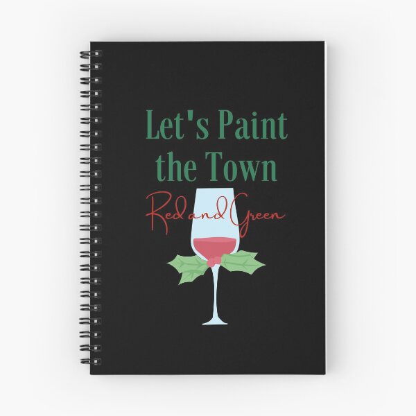 Item preview, Let's Paint The Town Red And Green designed and sold by Mamalia.