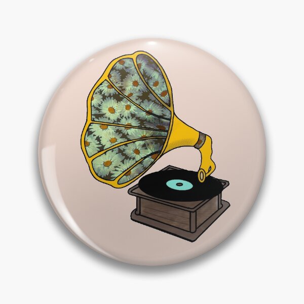 Item preview, Pink VITROLA PHONOGRAPH RECORD PLAYER vintage retro graphic art by TIRED STARLING designed and sold by TiredStarling.