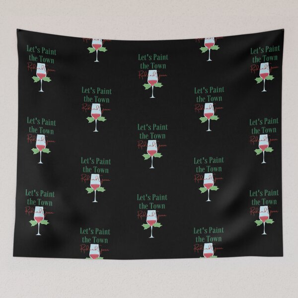 Item preview, Let's Paint The Town Red And Green designed and sold by Mamalia.