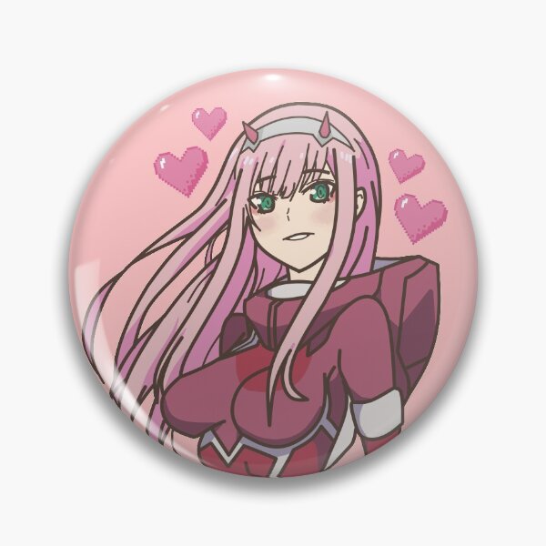 Item preview, Darling in the Franxx - Cute Zero Two with Hearts designed and sold by cutiepoop.