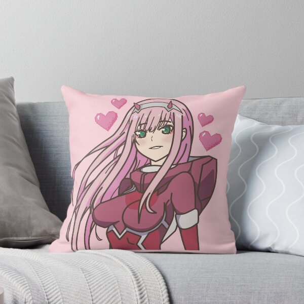 Item preview, Darling in the Franxx - Cute Zero Two with Hearts designed and sold by cutiepoop.