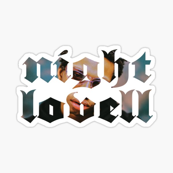 "Night Lovell" Sticker by karimantar | Redbubble