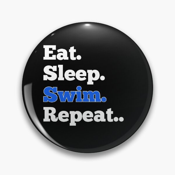 Item preview, Eat.sleep.SWIM.Repeat. Essential T-shirt designed and sold by ODENSHOP.