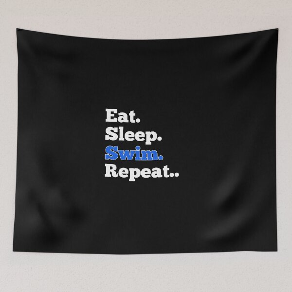 Item preview, Eat.sleep.SWIM.Repeat. Essential T-shirt designed and sold by ODENSHOP.