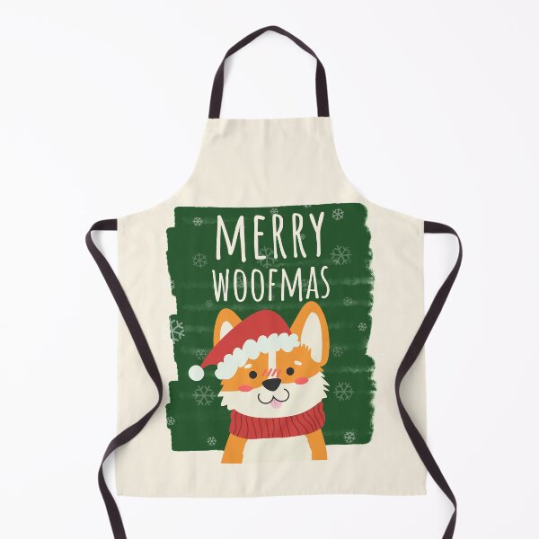 Item preview, Merry Woofmas Christmas Festive Santa Hat Corgi designed and sold by Sunny Collections.