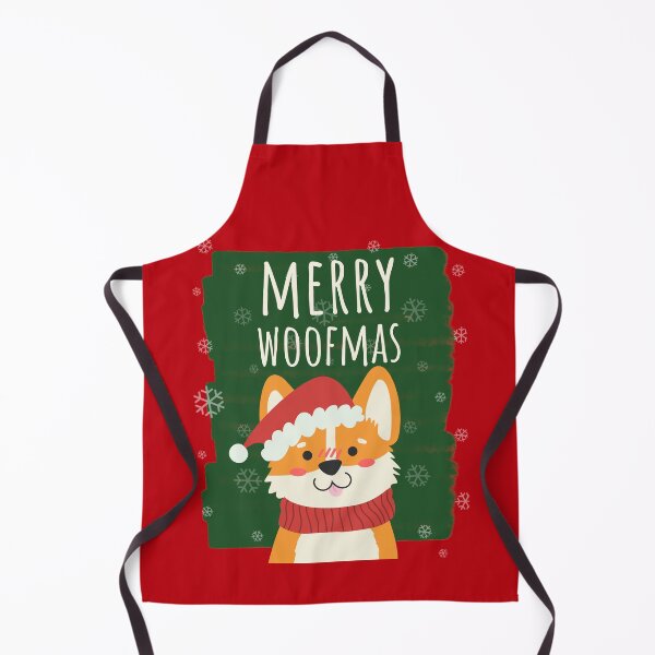 Item preview, Merry Woofmas Christmas Festive Santa Hat Corgi Red designed and sold by Sunny Collections.