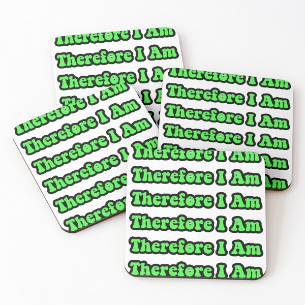 Item preview, Therefore I am text designed and sold by Ashley0615.