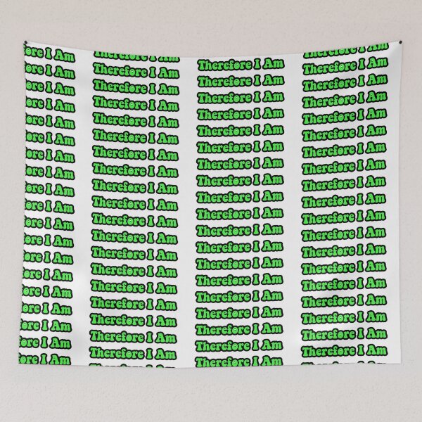 Item preview, Therefore I am text designed and sold by Ashley0615.