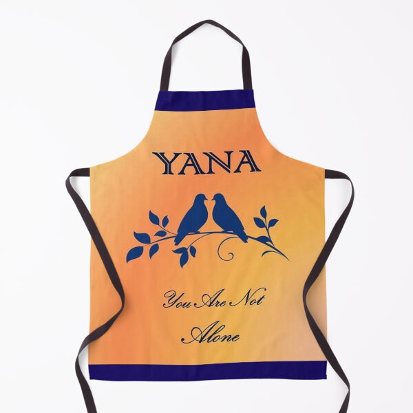 Item preview, YANA 7 "You are not alone" solidarity fraternity friendship love comfort support birds doves apricot designed and sold by dragonemma.