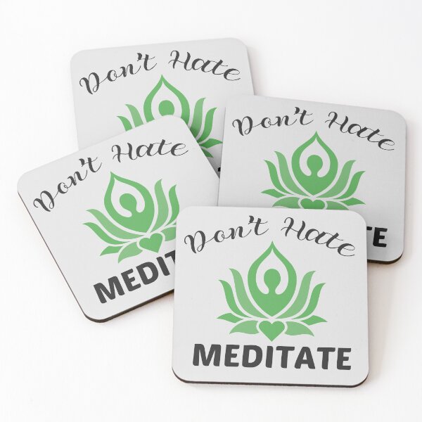 Item preview, Don't Hate Meditate Yoga designed and sold by yusufdehbi.