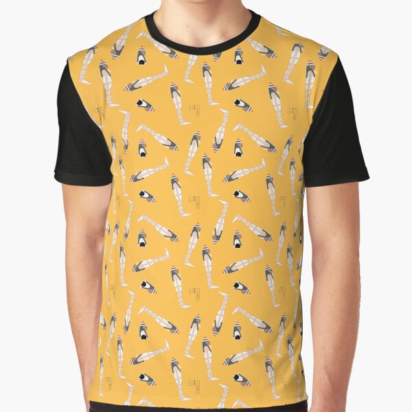 Mummmycases and Mummy Masks - Yellow Graphic T-Shirt