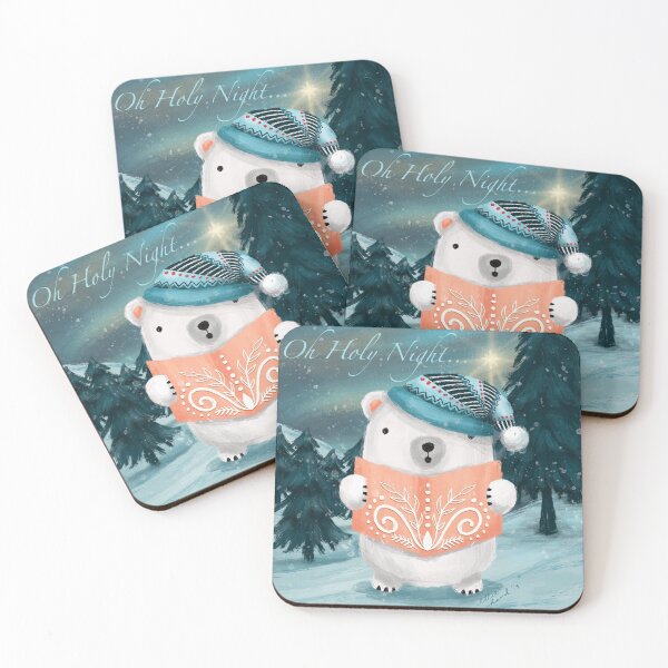 Item preview, Oh Holy Night Polar Bear designed and sold by oppositedge.