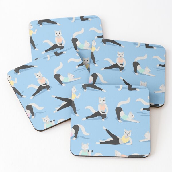 Item preview, Fitness Cats Colorful designed and sold by nadyanadya.