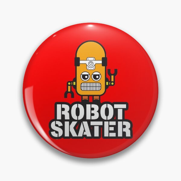 Aperçu de l'œuvre Robot Skater Orange créée et vendue par Wolka.