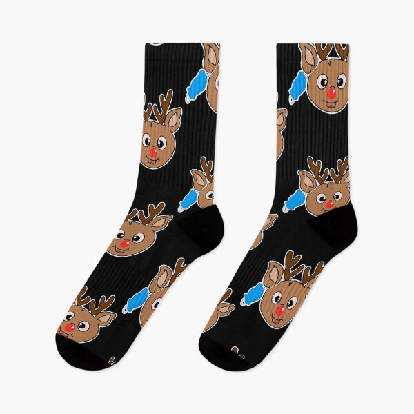 Artikelvorschau, Süßes Weihnachten Rentier Sticker entworfen und verkauft von noahs-shop.