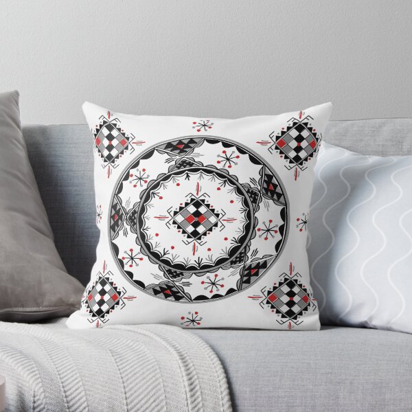 Motifs poteries kabyle Coussin