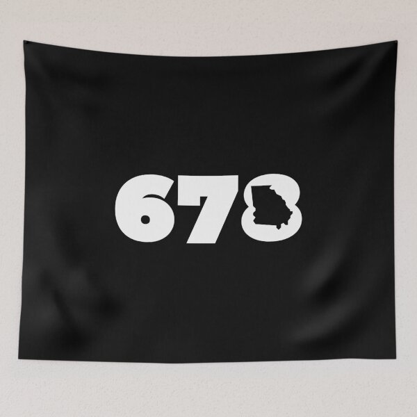 Item preview, 678 - Georgia Area Code designed and sold by KammilDesigns.