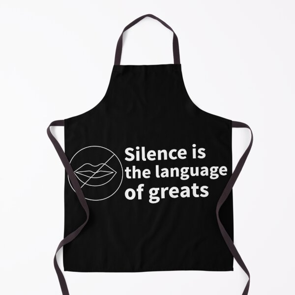 Item preview, Silence is the language of greats designed and sold by LEByasser.