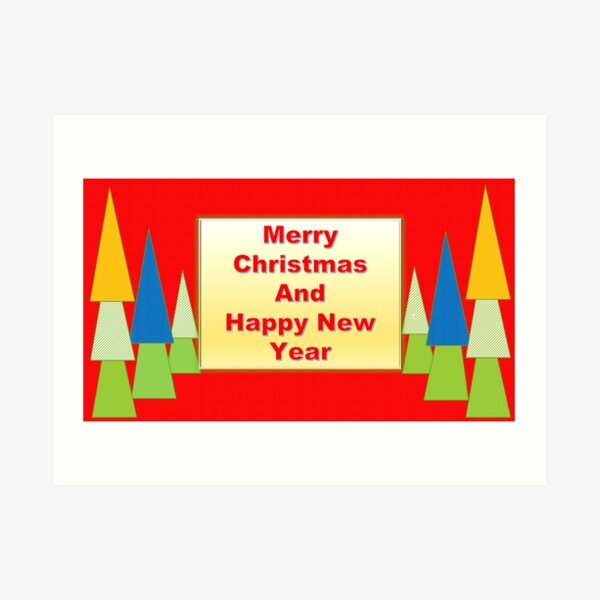 Merry Christmas Extraordinary Art Print