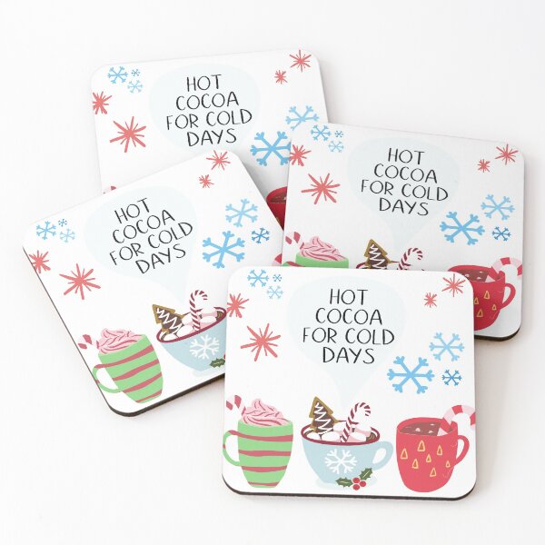 Item preview, hot cocoa for cold days christmas design designed and sold by aryan10.