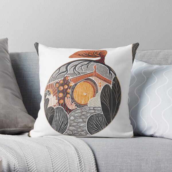 The Shire Throw Pillow