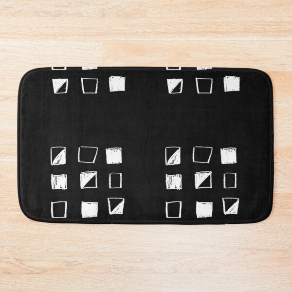 Item preview, White Squares Pattern designed and sold by badlydrawnbabe.