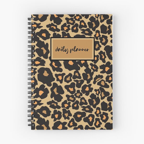 Item preview, Cheetah Print Daily Planner Journal designed and sold by Aryeh Studio.