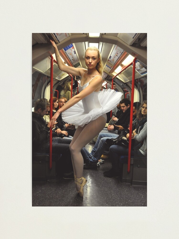 Alternate view of 10. Street Ballerina - Central Line, London Photographic Print