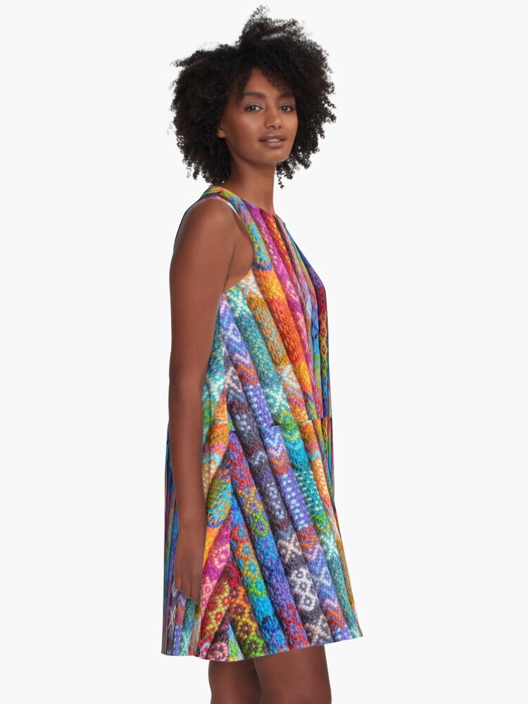 Alternate view of Wool In Color A-Line Dress