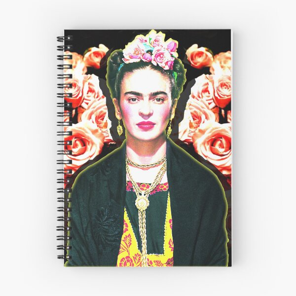 Item preview, Retrato de Frida Khalo "pop" - con rosas - pintura digital de Iona Art Digital designed and sold by IonaArtDigital.
