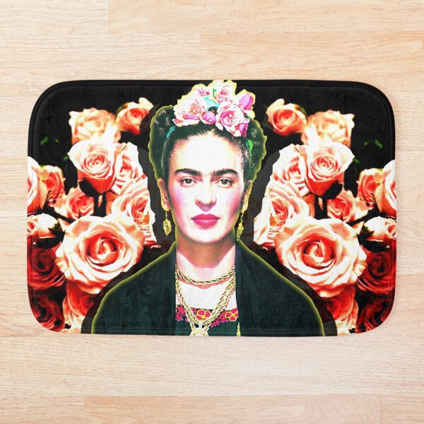 Item preview, Frida Khalo "pop" portrait - with roses  - digital paint by Iona Art Digital designed and sold by IonaArtDigital.