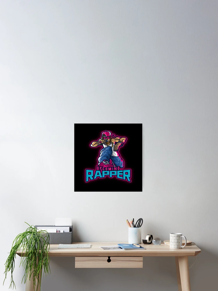 Thumbnail 2 of 3, Poster, Upcoming Rapper designed and sold by MarkThaler.