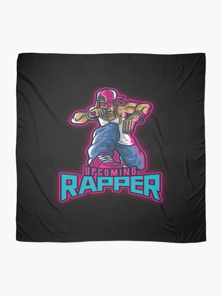 Thumbnail 2 of 3, Scarf, Upcoming Rapper designed and sold by MarkThaler.