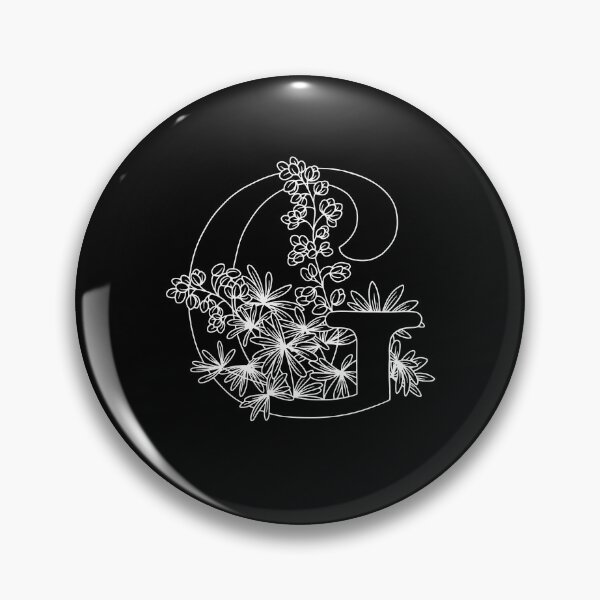 Item preview, MONOGRAM LETTER G_BLACK designed and sold by kklonat.