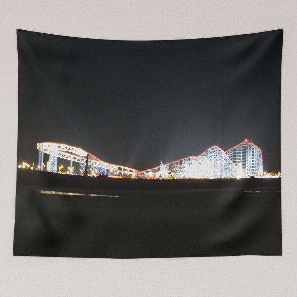 Item preview, Blackpool Pleasure Beach At Night.  designed and sold by Andrew Morrell.