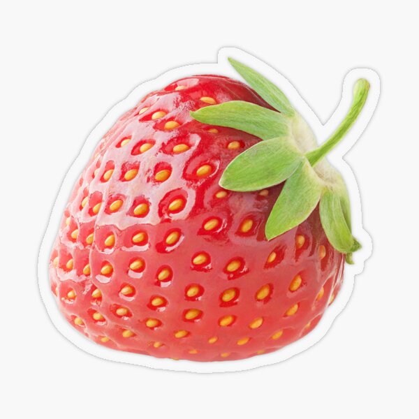 Translucent Fruit PVC Stickers  Semi Transparent Food Stickers