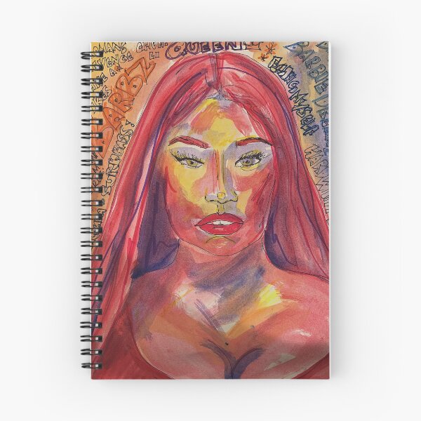 Artikelvorschau, Barbz, Rapper, Rap, Musik, kleines Plakat, Texte, Graffiti, Street Art, Originalkunst, HipHop, Fan Art, Wandkunst, Dekor, Album, Malerei, Druck, weiblich entworfen und verkauft von spacesbydee.