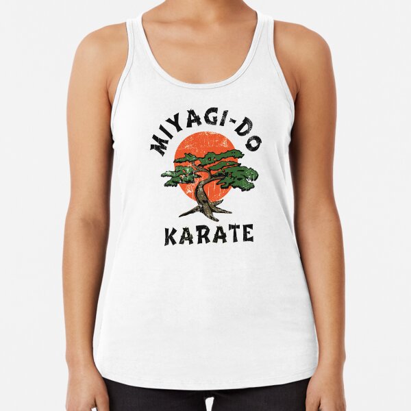 Miyagi-Do Vintage Look - Professional Graphics Racerback Tank Top
