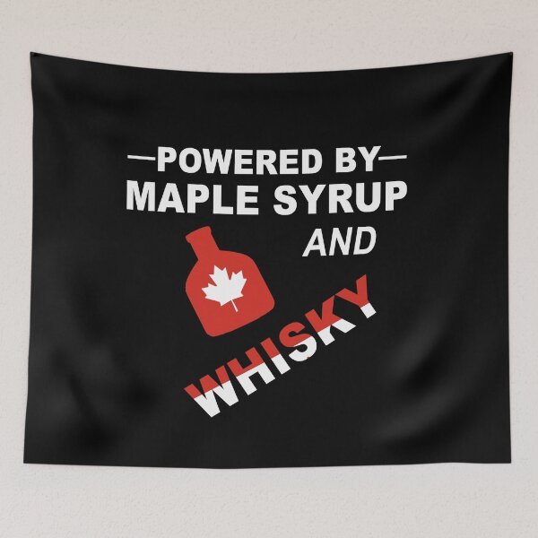 Item preview, Powered by maple syrup and whisky designed and sold by Colleen206.