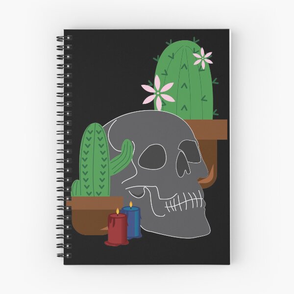 Item preview, Skull with cacti designed and sold by hdport.