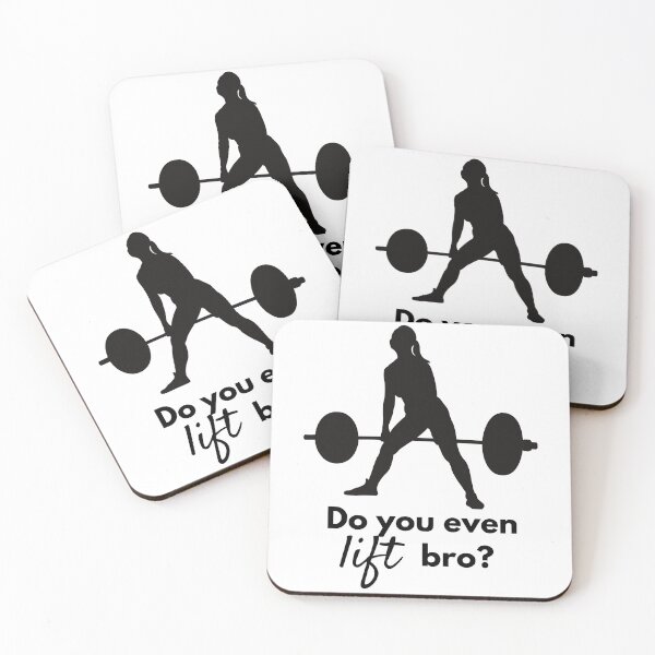Item preview, Do you even lift bro female deadlift vector graphic black deadlift designed and sold by JustAMillenial -.